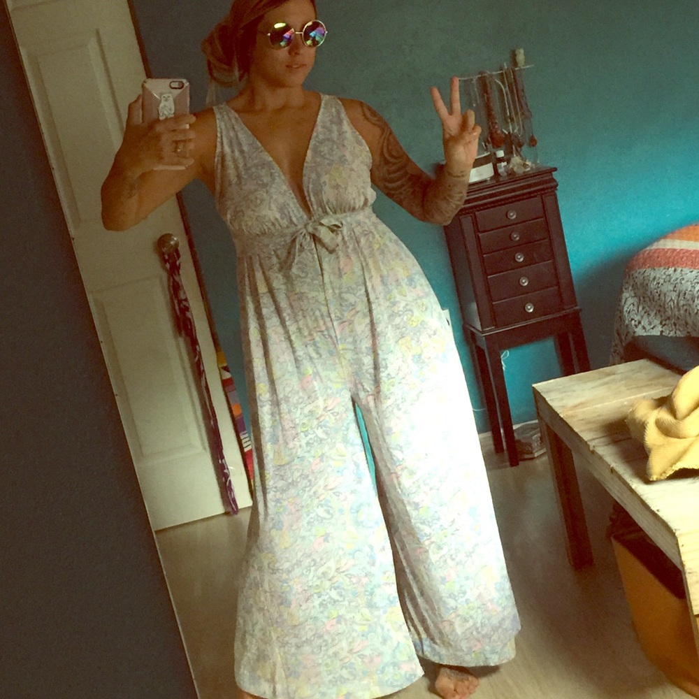 1960s-70s two piece romper!